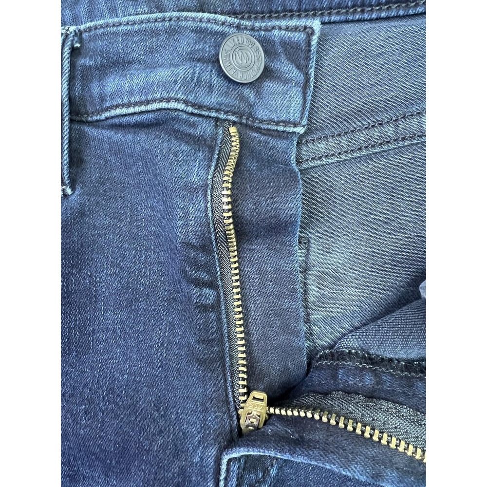 Mother The Mid Rise Rider Ankle Jeans Womens 28 Blue Night In Paris Stretch - Picture 4 of 16